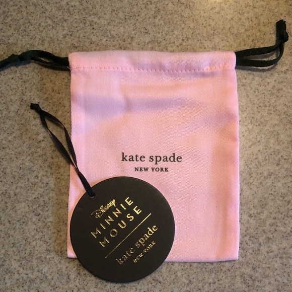 🆕 Kate Spade x Disney Minnie Mouse Hoop Earrings - Picture 5 of 6